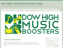 Tablet Screenshot of dowhighmusic.org